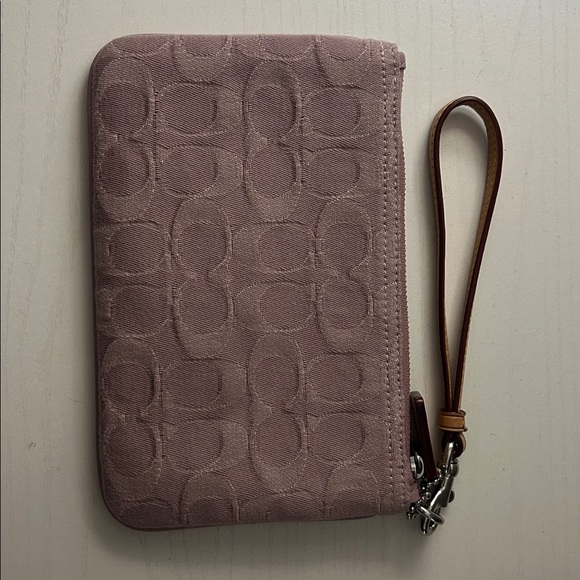 Coach  wristlet in Signature Denim CJ874 - Picture 4 of 7